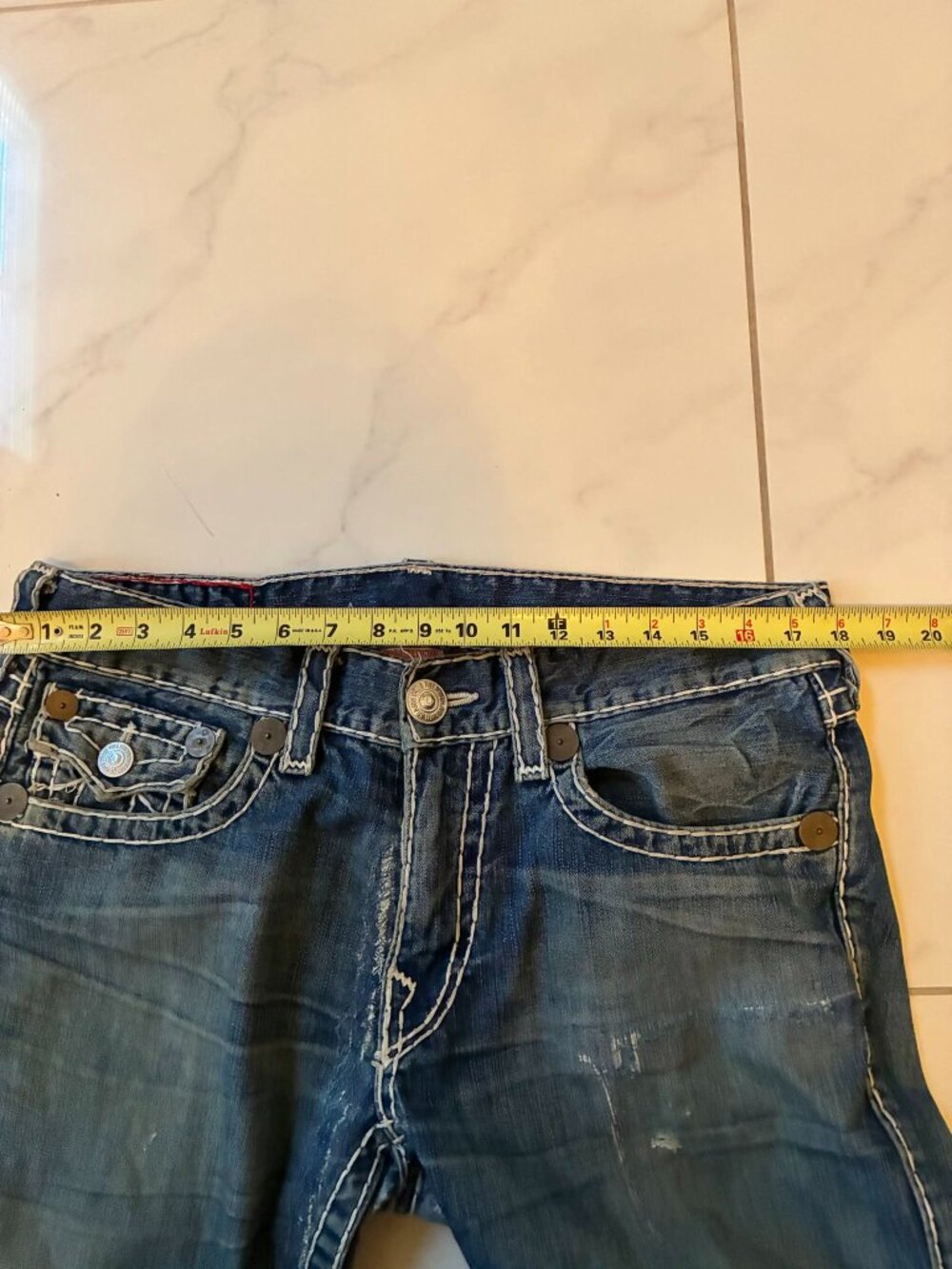 True Religion Men's Blue Jeans - Picture 4 of 5